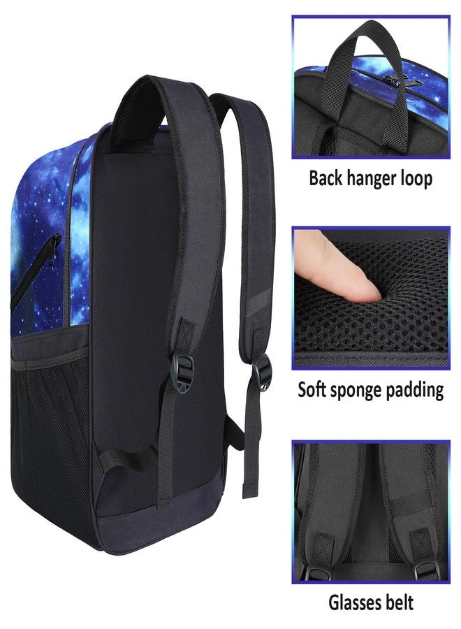 YOREPEK Basketball Bag, Large Basketball Backpack with Shoe Compartment and Ball Holder for daughter son, Water Resistant for Sport Training Equipment Fits Volleyball Gym Blue - Image 5
